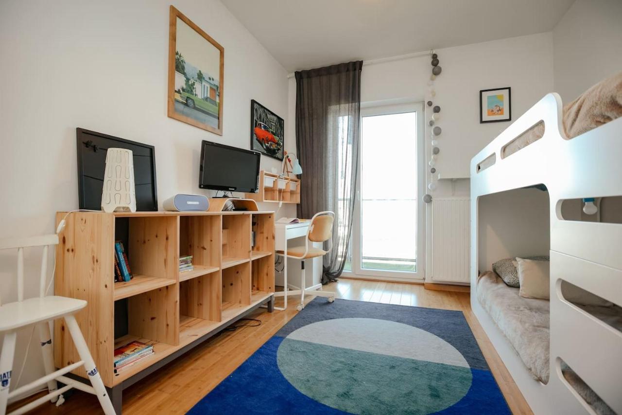 Dwupoziomowy, Rodzinny Apartament. Ochrona, Garaz. 华沙 外观 照片