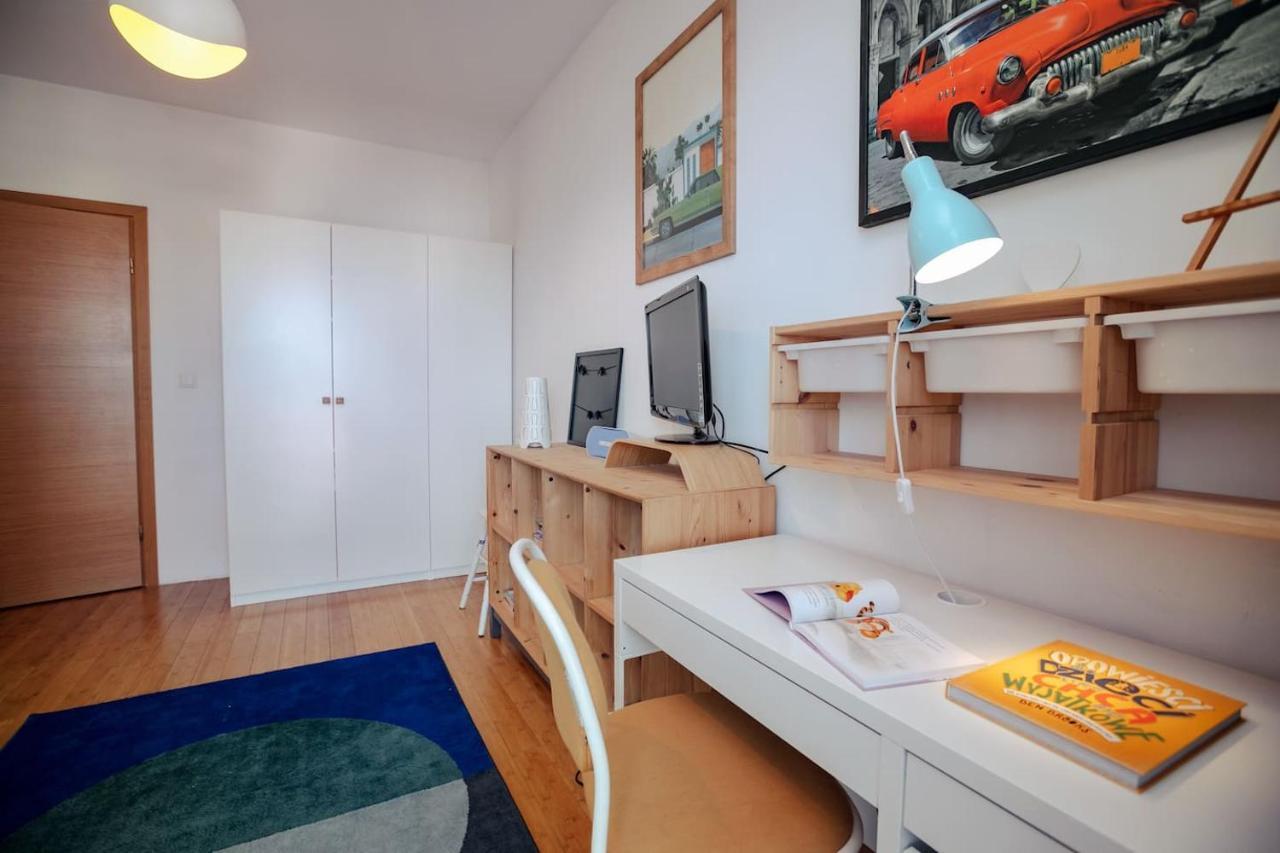 Dwupoziomowy, Rodzinny Apartament. Ochrona, Garaz. 华沙 外观 照片