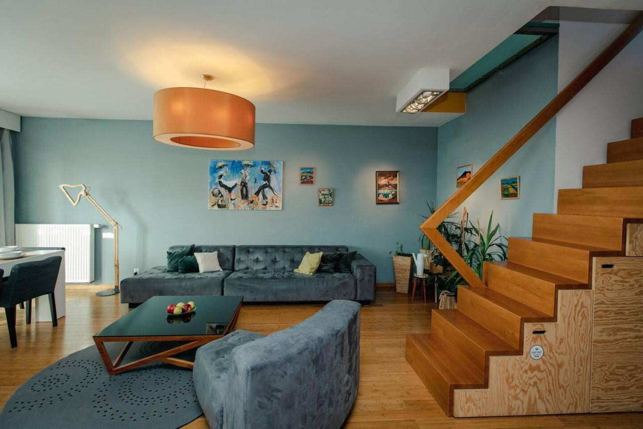Dwupoziomowy, Rodzinny Apartament. Ochrona, Garaz. 华沙 外观 照片